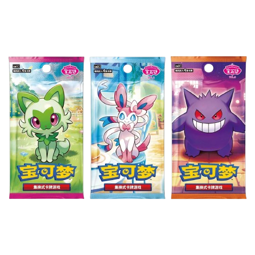 Pokemon Gem Pack Badge Set (CBB1-2-3) (CHI)