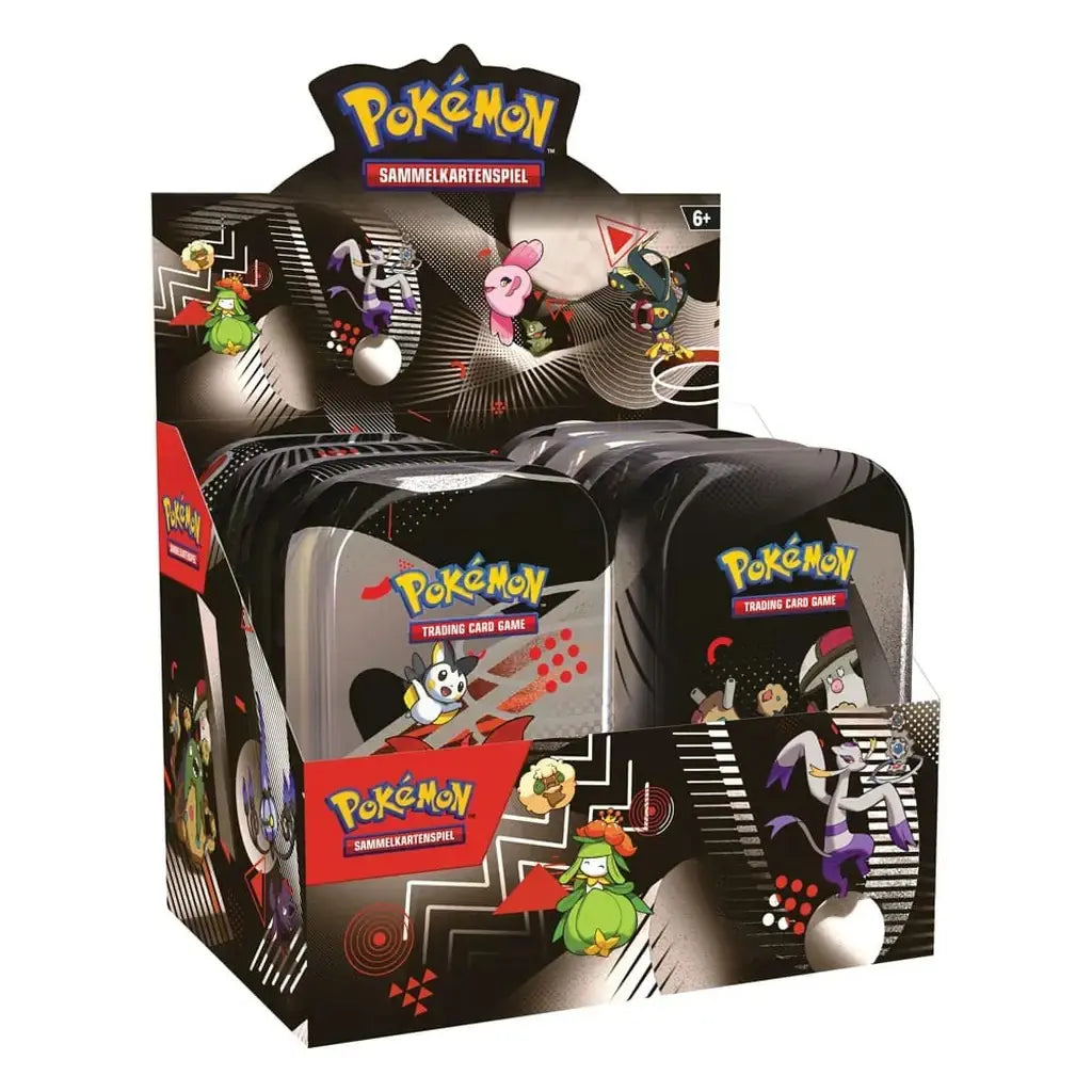 Pokemon Unova Mini Tin Display Schwarze Blitze & Weiße Flammen (DE)